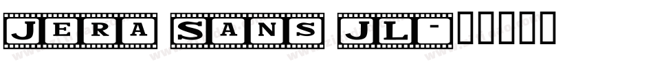 Jera Sans JL字体转换